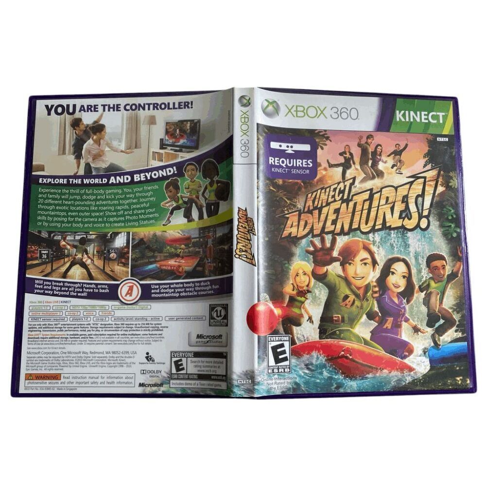 Kinect Adventures Xbox 360 CIB Complete Tested‎ - Picture 3 of 4